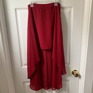High low skirt